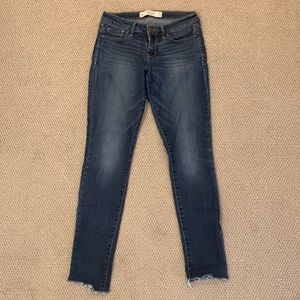 🌹VINTAGE Abercrombie & Fitch Super Skinny low rise Blue Jeans - 90”s